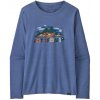Patagonia Triko LS Cap Cool Daily Shirt dámské Velikost: XS / Barva (vzor): fitz roy foliage: current blue x-dye Patagonia Triko LS Cap Cool Daily Shirt dámské Velikost: XS / Barva (vzor): fitz roy foliage: current blue x-dye