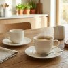 Porcelánové šálky s tanierikmi Alessi La Bella Tavola 2 ks 180 ml (Elegantná súprava šálok na kávu a čaj v nadčasovom talianskom štýle) Porcelánové šálky s tanierikmi Alessi La Bella Tavola 2 ks 180 ml (Elegantná súprava šálok na kávu a čaj v nadčasovom talianskom štýle)