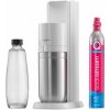 SodaStream DUO biela / výrobník sódy / 1x plastová fľaša 1 L / 1x sklenená fľaša 1 L / 1x CO2 plyn (1016812490)