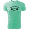 Silný ročník - Letopočet 1976 - Pánske tričko Fantasy športové - S ( Mätová ) Silný ročník - Letopočet 1976 - Pánske tričko Fantasy športové - S ( Mätová )