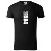 Limited edition 1984 pruh - Tričko z organickej bavlny - 2XL ( Čierna ) Limited edition 1984 pruh - Tričko z organickej bavlny - 2XL ( Čierna )