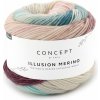 ILLUSION MERINO Katia Farby ILLUSION MERINO: 303 ružová-tyrkysová ILLUSION MERINO Katia Farby ILLUSION MERINO: 303 ružová-tyrkysová