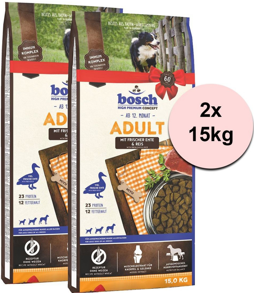 Bosch Adult Duck & Rice 2 x 15 kg