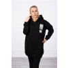 Dámska mikina s kapucňou MI9147 čierna Dámska mikina s kapucňou MI9147 čierna