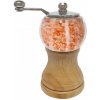 Drevený dizajnový ručný mlynček na korenie alebo soľ biely 14cm Drevený dizajnový ručný mlynček na korenie alebo soľ biely 14cm