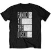 Panic At The Disco tričko Bars čierne