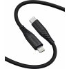 Swissten 71534010 dátový Lightning, 60W / 3A / 1x USB-C(M) / 1x Lightning(M), 1,5m, černý