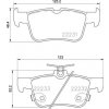 BREMBO Sada brzdových platničiek kotúčovej brzdy P24201 BREMBO Sada brzdových platničiek kotúčovej brzdy P24201