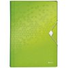 Aktovka plastová s priehradkami Leitz WOW metalická zelená Aktovka plastová s priehradkami Leitz WOW metalická zelená