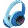 PowerLocus Dětská Bluetooth sluchátka Bobo, černá/modrá PowerLocus Dětská Bluetooth sluchátka Bobo, černá/modrá