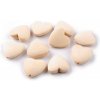 Drevené korálky nelakované srdce Ø20 mm - 10 ks prírodná svetlá Drevené korálky nelakované srdce Ø20 mm - 10 ks prírodná svetlá