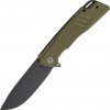Petrified Fish PFB02 Loco Black Stonewashed D2 Green G10 PFB02GRDW