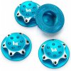 HOBBYTECH Hliníkové matice kola 17mm modré 4 ks. (HTR-1910003) HOBBYTECH Hliníkové matice kola 17mm modré 4 ks. (HTR-1910003)