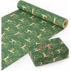 BALIACI PAPIER NA DARČEKY ZELENÝ SOBY VIANOČNÝ 44cm 25m 100g/m2 BALIACI PAPIER NA DARČEKY ZELENÝ SOBY VIANOČNÝ 44cm 25m 100g/m2