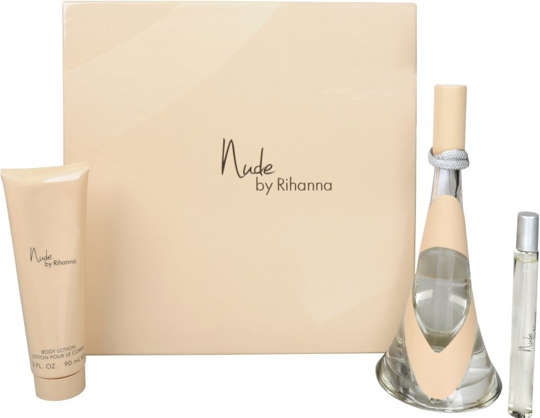 Rihanna Nude EDP 100 ml + telové mlieko 90 ml + EDP 10 ml darčeková sada