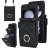 Peňaženkové puzdro Arrow Card case čierne – Samsung Galaxy Z Flip 5 Peňaženkové puzdro Arrow Card case čierne – Samsung Galaxy Z Flip 5