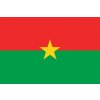 Burkina vlajka - 100 x 150 cm - tunel, karabína Burkina vlajka - 100 x 150 cm - tunel, karabína