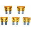 Súprava nožových automobilových poistiek MECHANIC FUSE SET 5A, 100ks SIXTOL SX1133