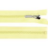 Kostený zips No 5 dĺžka 30 cm s ozdobným jazdcom - žltá narcisová svetlá Kostený zips No 5 dĺžka 30 cm s ozdobným jazdcom - žltá narcisová svetlá
