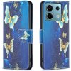 Peňaženkové kožené puzdro Drawing na Xiaomi Redmi Note 13 Pro - Gold Butterfly Peňaženkové kožené puzdro Drawing na Xiaomi Redmi Note 13 Pro - Gold Butterfly