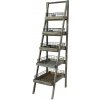 Chic Antique Hnedý antik drevený regál s košíkmi Cart No 5 - 42*70*170cm - Chic Antique Chic Antique Hnedý antik drevený regál s košíkmi Cart No 5 - 42*70*170cm - Chic Antique