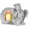 MagicHome MagicHome Vianoce Dekorácia Anjel modliaci so sviečkou LED keramika na hrob 28x13x21,5 cm MagicHome MagicHome Vianoce Dekorácia Anjel modliaci so sviečkou LED keramika na hrob 28x13x21,5 cm