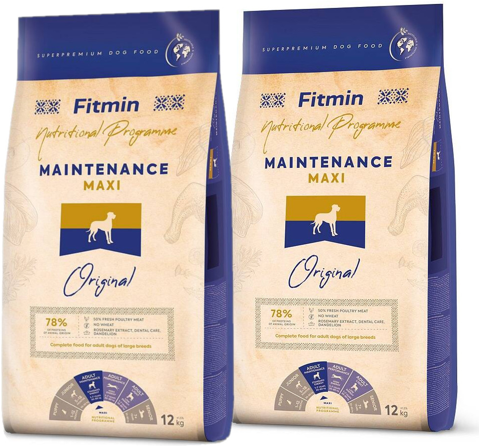 Fitmin dog maxi maintenance 2 x 12 kg