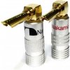 Nakamichi - Banana Plugs Angle stříbrná Nakamichi - Banana Plugs Angle stříbrná