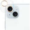 AppleKing tvrdené sklo s kovovými rámčekmi na ochranu šošoviek fotoaparátu na iPhone 15 / 15 Plus - zlaté - možnosť vrátiť tovar ZADARMO do 30tich dní AppleKing tvrdené sklo s kovovými rámčekmi na ochranu šošoviek fotoaparátu na iPhone 15 / 15 Plus - zlaté - možnosť vrátiť tovar ZADARMO do 30tich dní