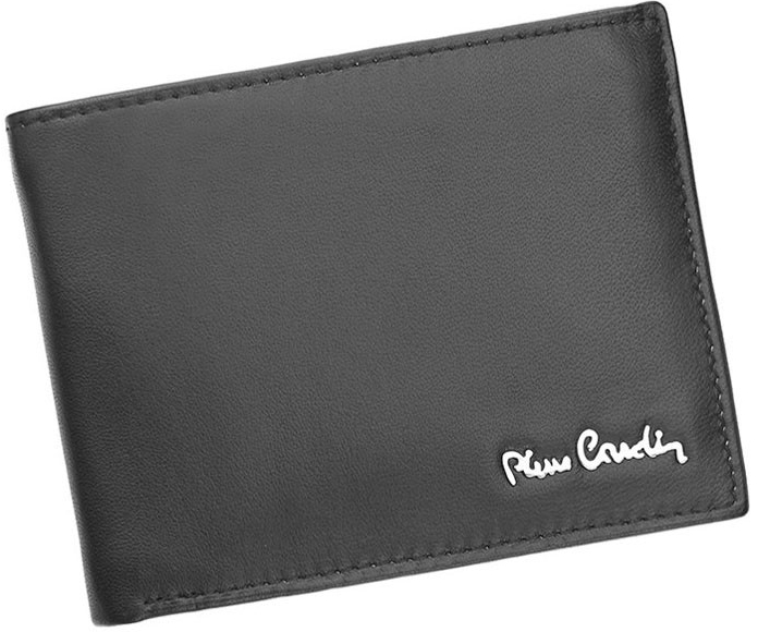 Pierre Cardin elegantná kožená peňaženka s ochranou RFID čierna