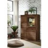 Bighome - MONTREAL Vitrína 145x109 cm, indický palisander Bighome - MONTREAL Vitrína 145x109 cm, indický palisander