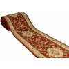Najkoberce Behúň Super Rose 2095A ornament / kvety, červený / krémový 100 cm Najkoberce Behúň Super Rose 2095A ornament / kvety, červený / krémový 100 cm