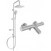Mexen Sven, sprchový set s dažďovou sprchou a KAI termostatickou vaňovou batériou, chrómová, 77300262-00 Mexen Sven, sprchový set s dažďovou sprchou a KAI termostatickou vaňovou batériou, chrómová, 77300262-00