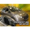 Deflektory na okná pre Peugeot 208 , 2ks Deflektory na okná pre Peugeot 208 , 2ks