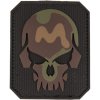 Nášivka na suchý zips - patch Skull 3D Camo veľká Nášivka na suchý zips - patch Skull 3D Camo veľká