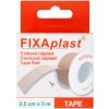 Fixaplast Cievková náplasť 2,5 cm x 5 m textilná 1 ks Fixaplast Cievková náplasť 2,5 cm x 5 m textilná 1 ks