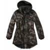 Zimná bunda dámska Brandit Marsh Lake Parka, dark camo - L Zimná bunda dámska Brandit Marsh Lake Parka, dark camo - L