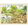 Goki Drevené puzzle Objavujeme prírodu, 96 dielikov Goki Drevené puzzle Objavujeme prírodu, 96 dielikov