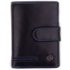 SEGALI Kožená dokladovka 27531155535 black blue SEGALI Kožená dokladovka 27531155535 black blue