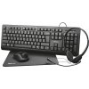 TRUST PRIMO 4-IN-1 HOME OFFICE SET CZ/SK - set klávesnice a myši, sluchátek a podložky k myši TRUST PRIMO 4-IN-1 HOME OFFICE SET CZ/SK - set klávesnice a myši, sluchátek a podložky k myši