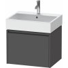 DURAVIT Ketho 2 závesná skrinka pod umývadlo, 1 zásuvka, 584 x 460 x 440 mm, grafit matný, K25075049490000 DURAVIT Ketho 2 závesná skrinka pod umývadlo, 1 zásuvka, 584 x 460 x 440 mm, grafit matný, K25075049490000