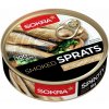 Sokra Údené šproty v rastlinnom oleji 160 g Sokra Údené šproty v rastlinnom oleji 160 g