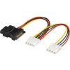 PremiumCord Napájecí Y kabel k HDD Serial ATA na 3x 5,25 female 15cm PremiumCord Napájecí Y kabel k HDD Serial ATA na 3x 5,25 female 15cm