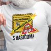 Tričko s potlačou VYPI S HASIČOM Pánsky Biela M Tričko s potlačou VYPI S HASIČOM Pánsky Biela M