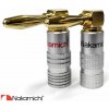 Nakamichi Banana Plugs Angle N0534A (Uhlové reproduktorové banánové (konektory) s novo vyvinutým pružným systémom, cena za pár) Nakamichi Banana Plugs Angle N0534A (Uhlové reproduktorové banánové (konektory) s novo vyvinutým pružným systémom, cena za pár)