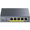 CUD Cudy GS1005P sieťový prepínač Nespravované Gigabit Ethernet (10/100/1000) Podpora napájania cez Ethernet (PoE) Šedá CUD Cudy GS1005P sieťový prepínač Nespravované Gigabit Ethernet (10/100/1000) Podpora napájania cez Ethernet (PoE) Šedá