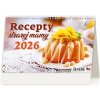 Stolový kalendár riadkový 22,6x13,9 cm - Recepty starej mamy 2026 Stolový kalendár riadkový 22,6x13,9 cm - Recepty starej mamy 2026