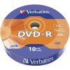 DVD-R disk, 4,7GB, 16x, 10 ks, zmršťovacie balenie, VERBATIM, 10ks DVD-R disk, 4,7GB, 16x, 10 ks, zmršťovacie balenie, VERBATIM, 10ks