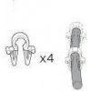 Thule Cable Clip Set t+3,5mm 55017 Thule Cable Clip Set t+3,5mm 55017