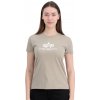 Alpha Industries New Basic T Wmn Vintage Sand dámske tričko Farba: hnedá, piesková, Veľkosti dámske: XS Alpha Industries New Basic T Wmn Vintage Sand dámske tričko Farba: hnedá, piesková, Veľkosti dámske: XS
